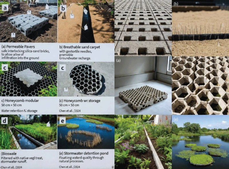 Sustainable Water Harvesting Elements.